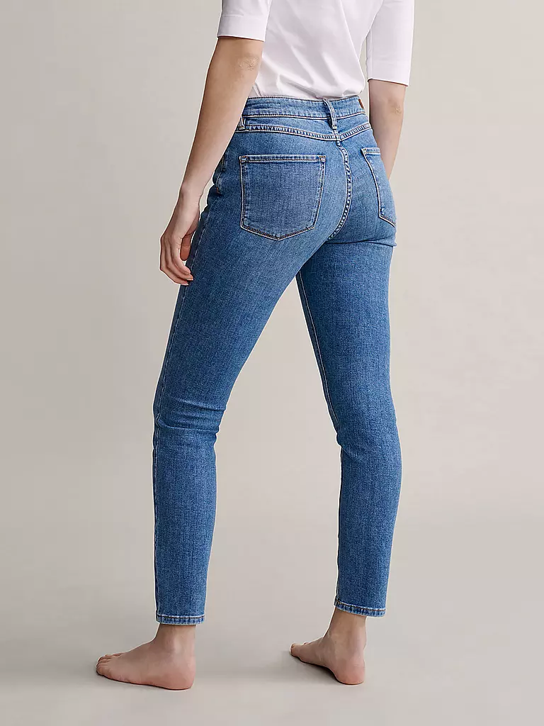 OPUS | Jeans Skinny Fit ELMA MID BLUE | blau