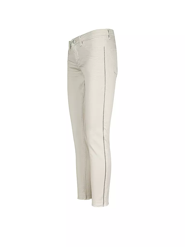 OPUS | Jeans Slim-Fit "Elma" 7/8 | beige