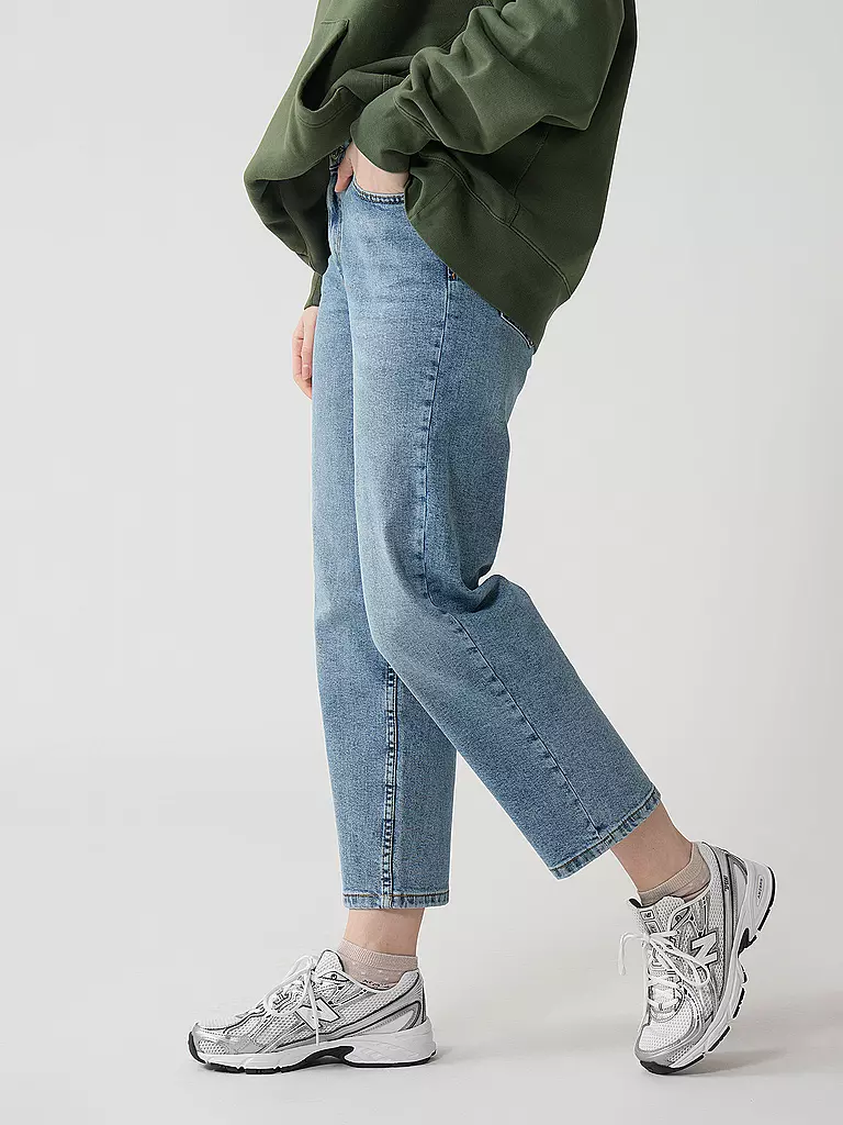 OPUS | Jeans Straight Fit 7/8 LOLAH | blau