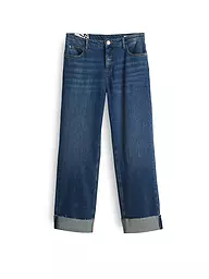 OPUS | Jeans Straight Fit LANI TURN UP | blau