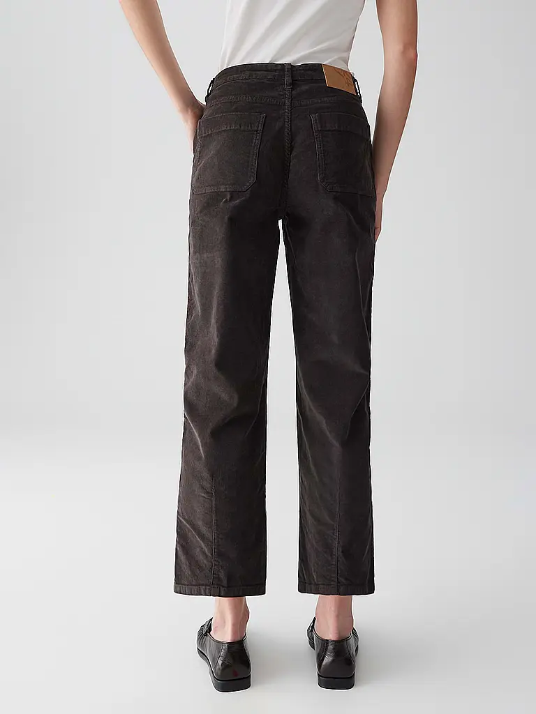 OPUS | Jeans Straight Fit LISSIE BABYCORD | braun