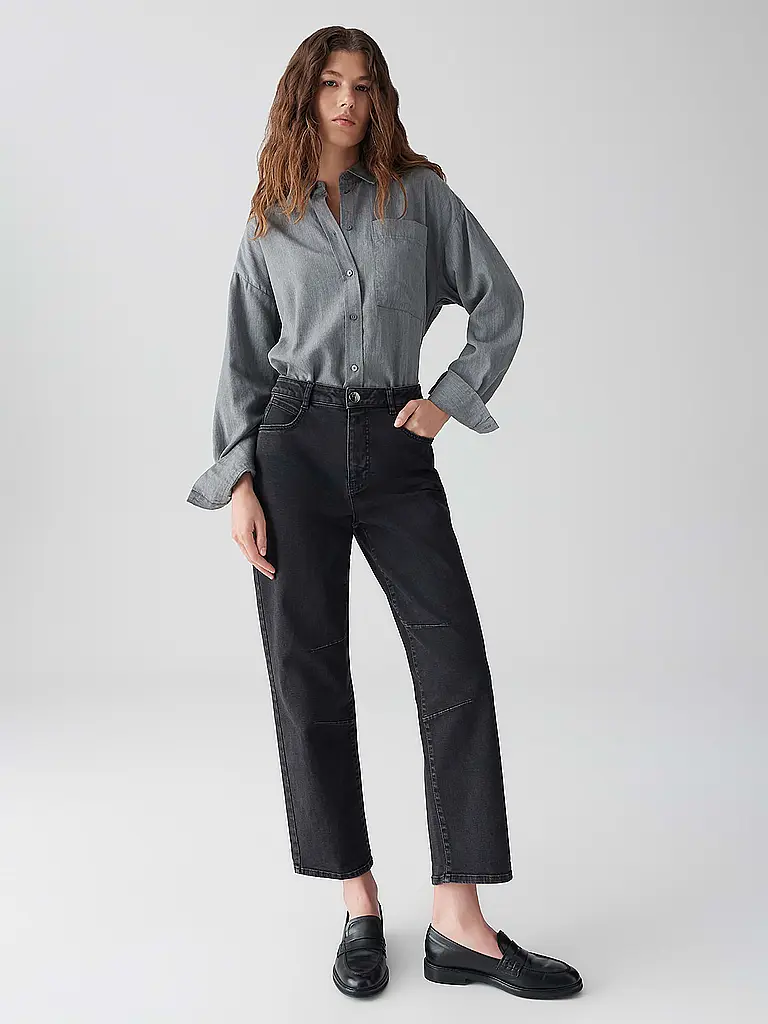 OPUS | Jeans Straight Fit LISSIE CITY | grau