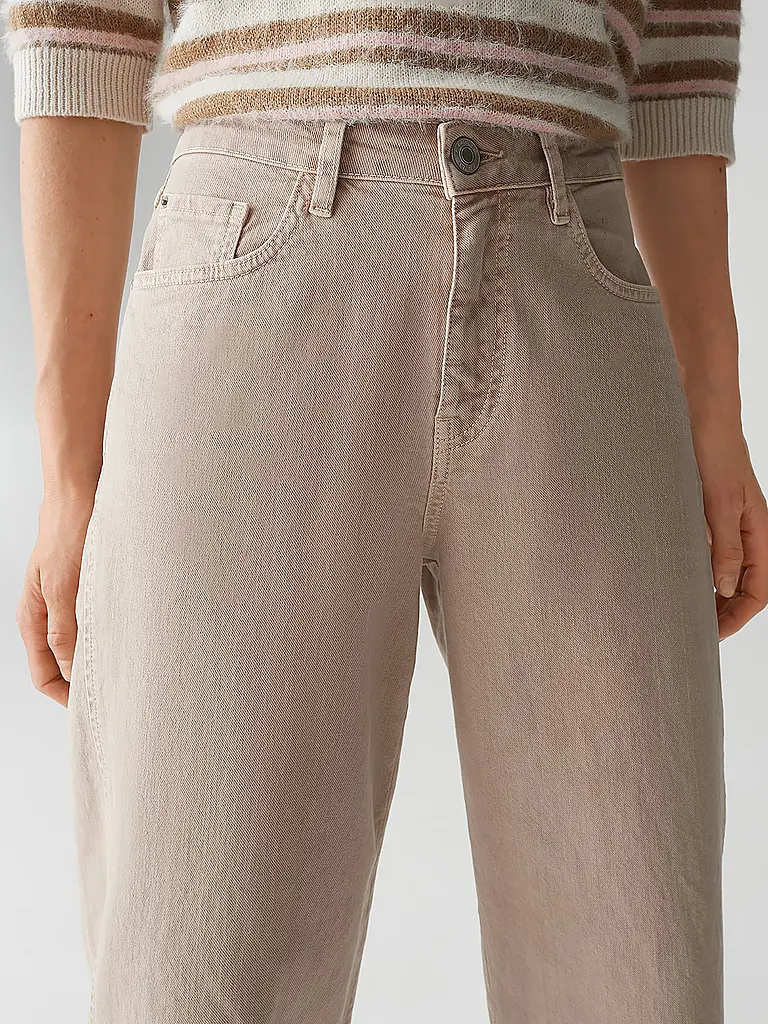 OPUS | Jeans Straight Fit LOLAH EDGY | Hellbraun