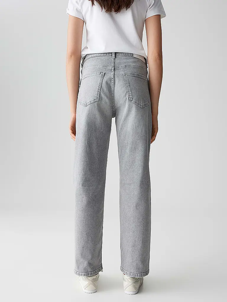 OPUS | Jeans Straight Fit MIVA ALIGN | grau