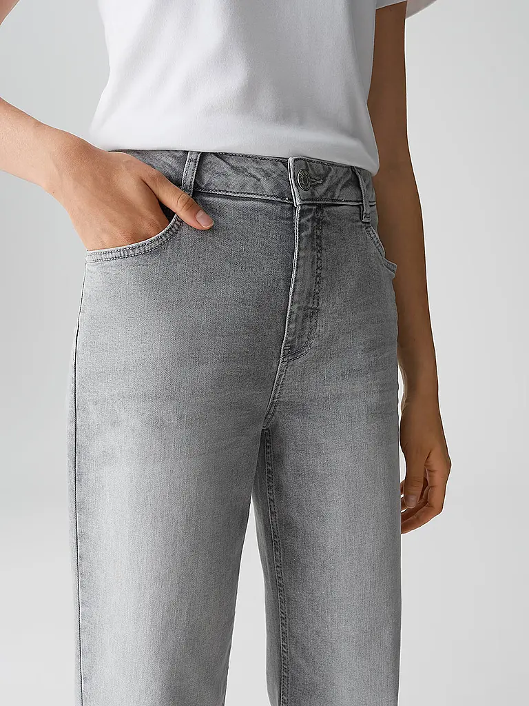 OPUS | Jeans Straight Fit MIVA ALIGN | grau