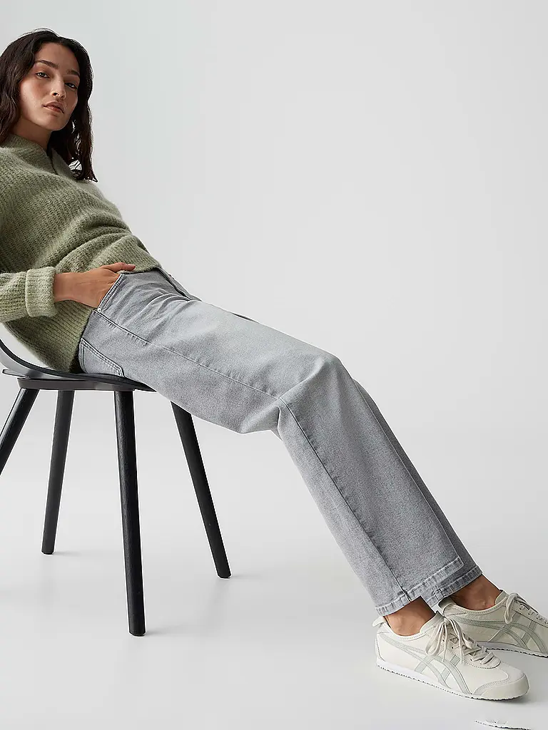 OPUS | Jeans Straight Fit MIVA ALIGN | grau