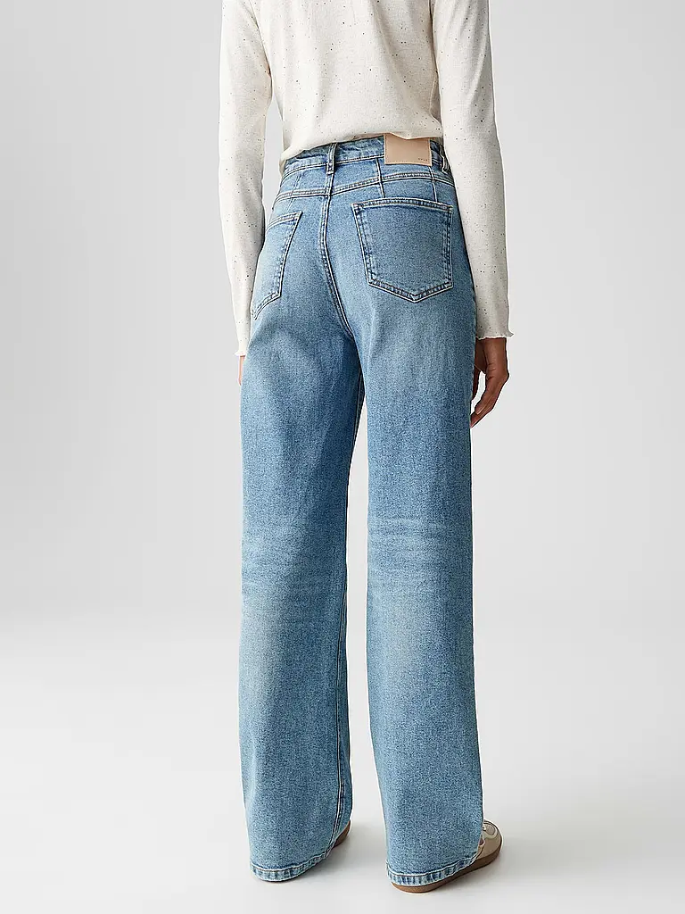 OPUS | Jeans Straight Fit MIVA ESCAPE | Blau
