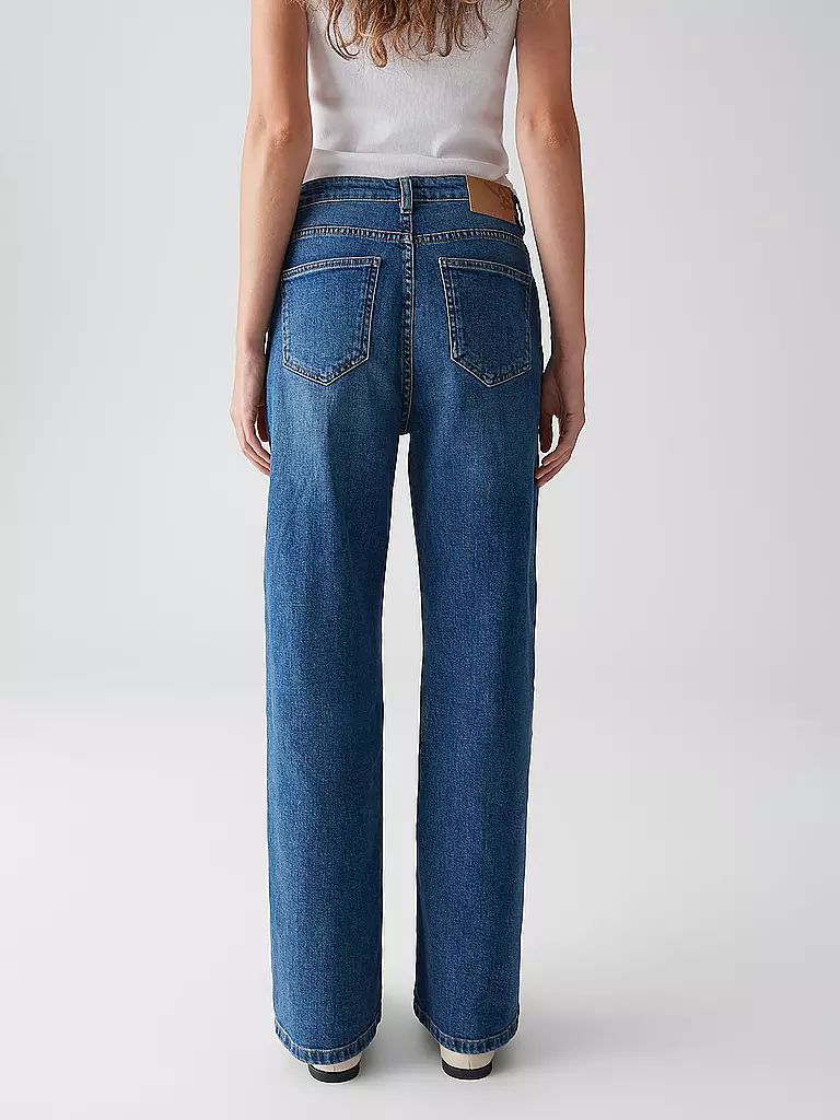 OPUS | Jeans Straight Fit MIVY LANE | dunkelblau