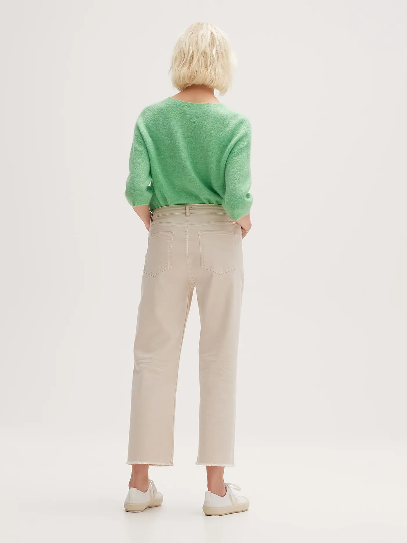 OPUS | Jeans Straight Fit MOMITO COLOR | creme