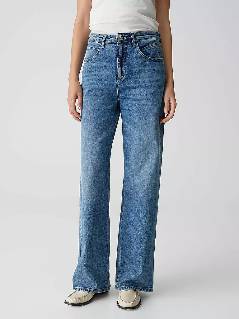 OPUS | Jeans Wide Fit MIVY FRESH | blau