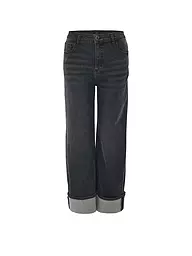 OPUS | Jeans Wide Leg Fit 7/8 MARLI TURN UP | grau