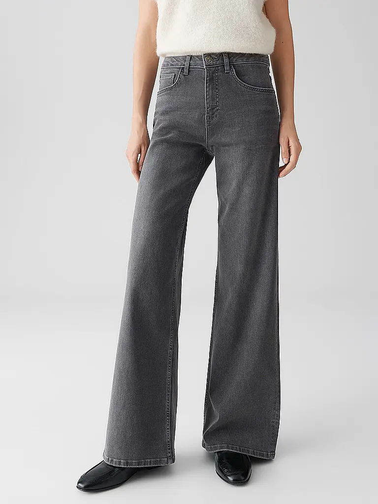 OPUS | Jeans Wide Leg MINAH PALAZZO | grau