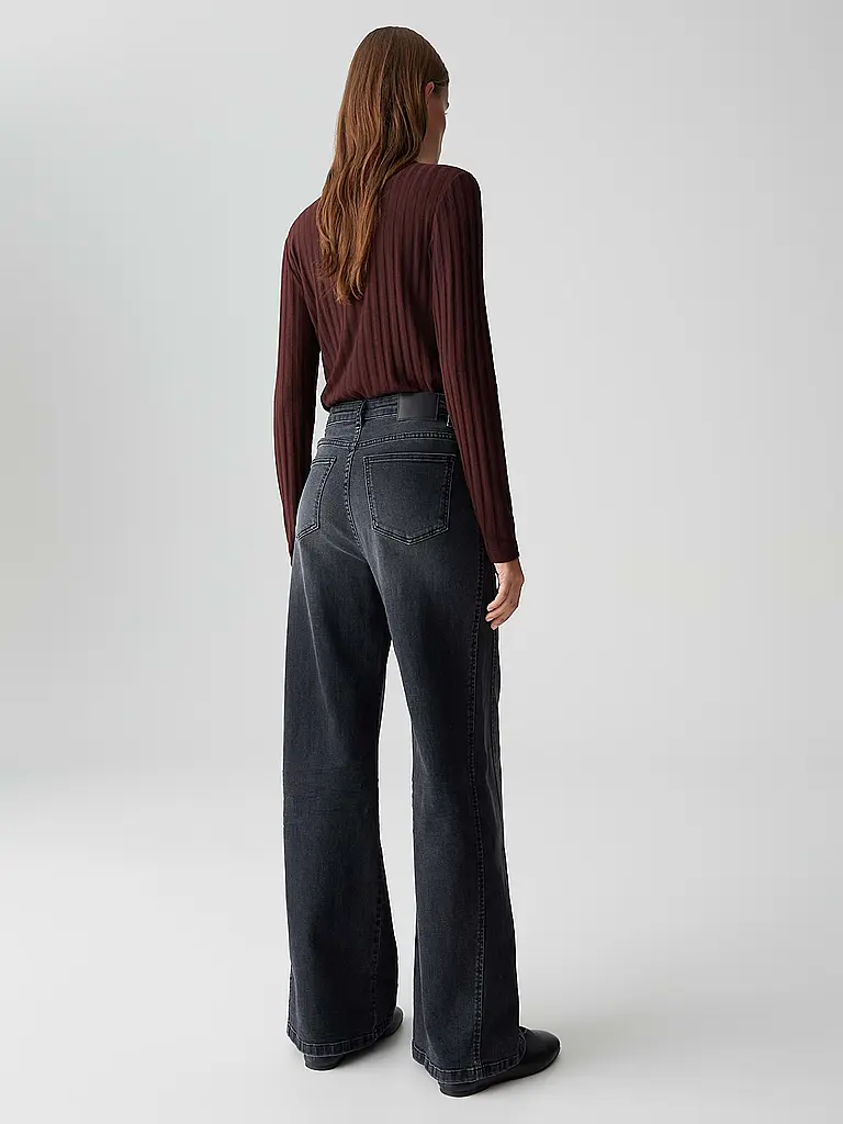 OPUS | Jeans Wide Leg MIVA MODERN | grau