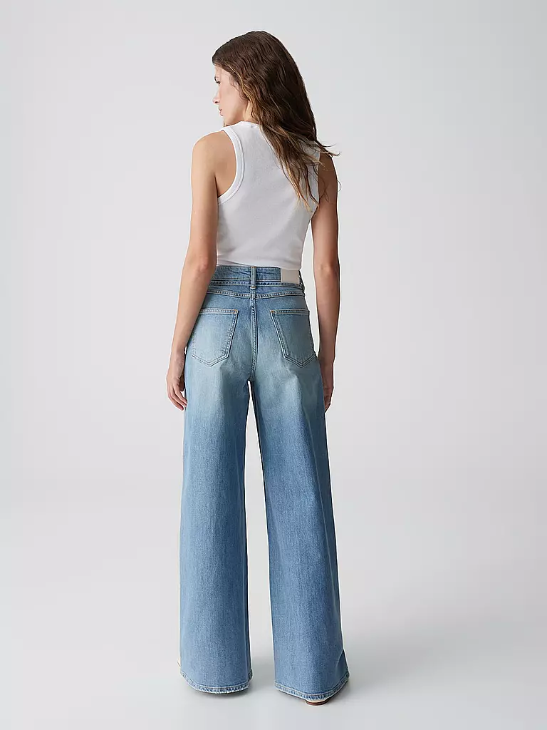 OPUS | Jeans Wide Leg MIVA PALAZZO CASUAL | blau
