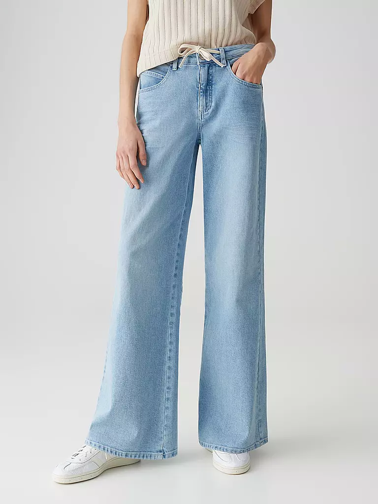 OPUS | Jeans Wide Leg MIVA PALAZZO PARIS | blau