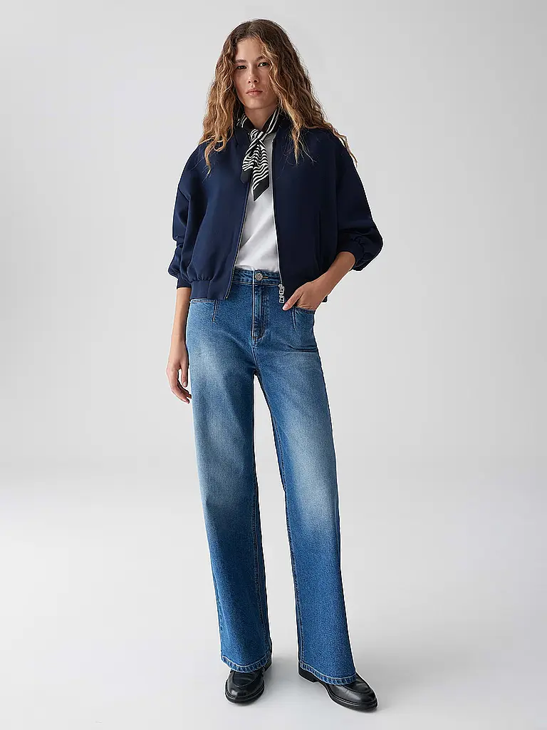 OPUS | Jeans Wide Leg MIVY CITY | blau
