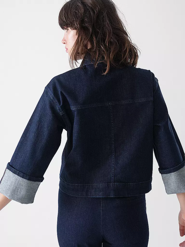 OPUS | Jeansjacke HOLLICE | dunkelblau