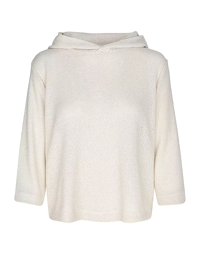 OPUS | Kapuzensweater - Hoodie SUKUFI STRUCTURE | creme