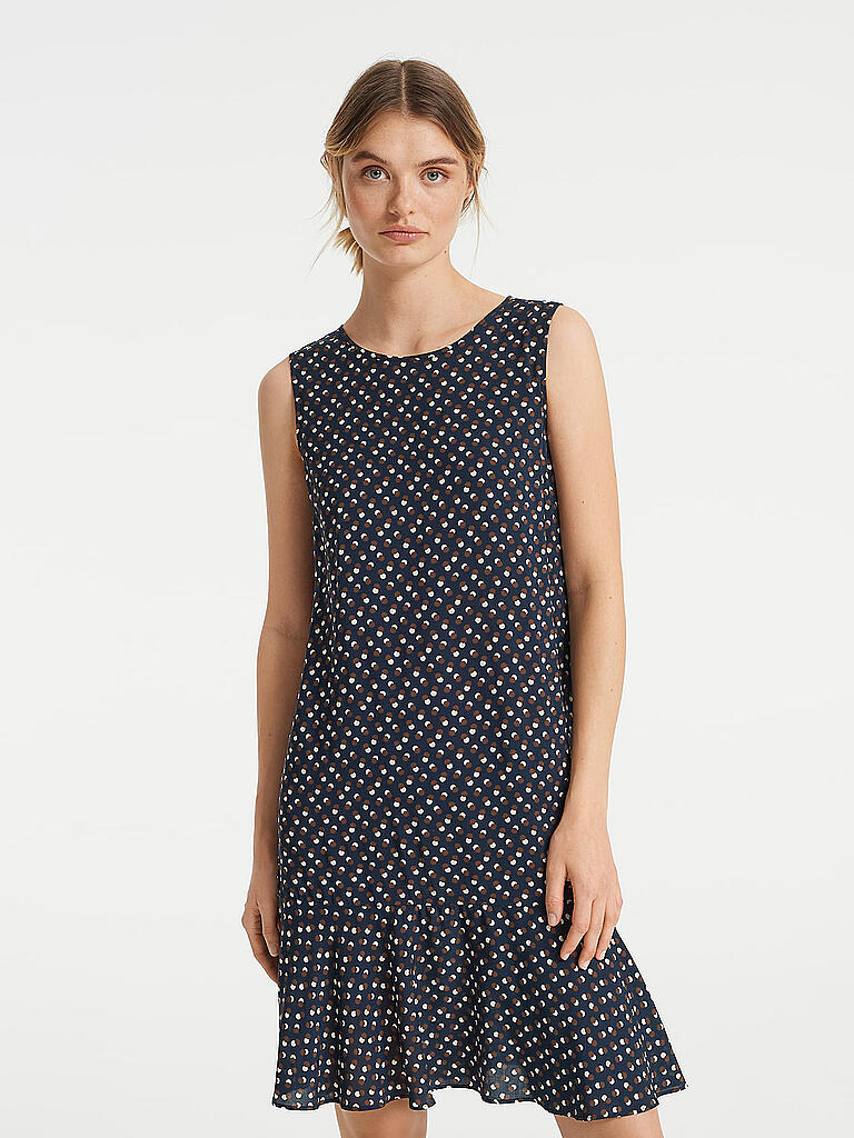 OPUS Kleid Wenola Dot dunkelblau