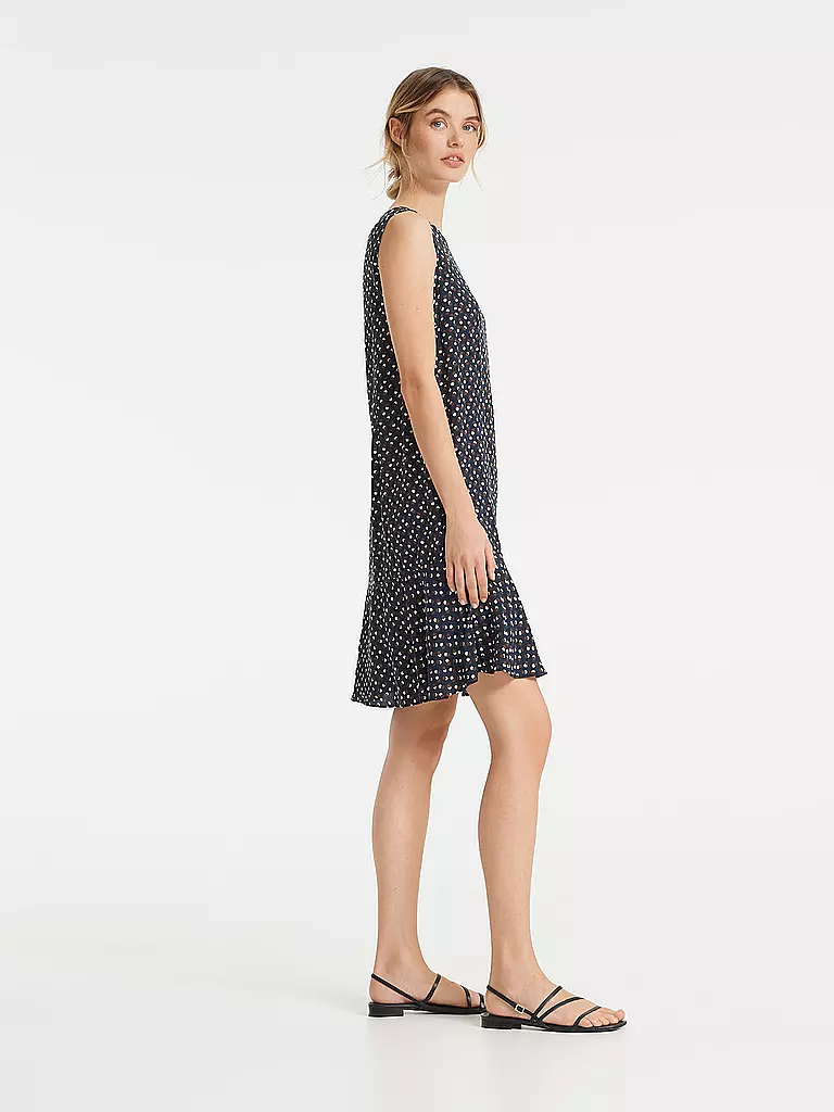 OPUS | Kleid WENOLA DOT | dunkelblau