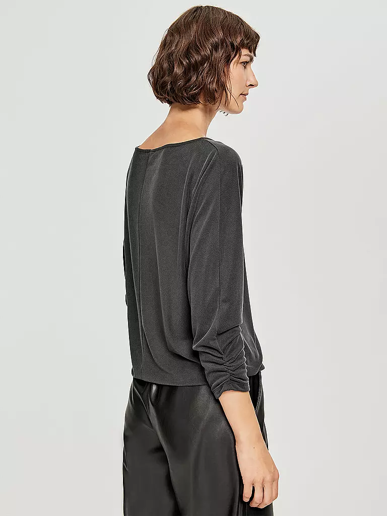 OPUS | Langarmshirt Sebota | grau