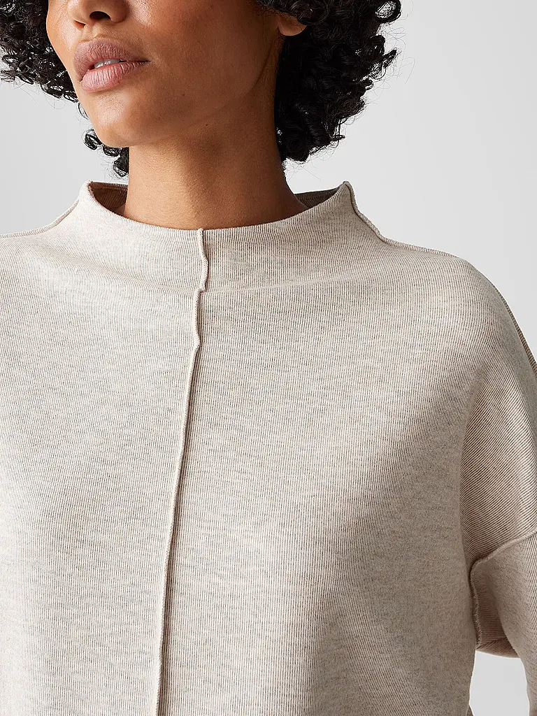 OPUS | Langarmshirt SINZI | beige