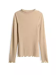 OPUS | Langarmshirt SOMANZI | beige