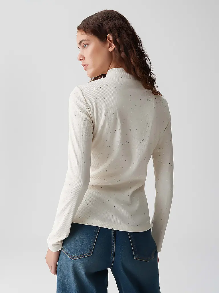 OPUS | Langarmshirt SUHANNA | creme