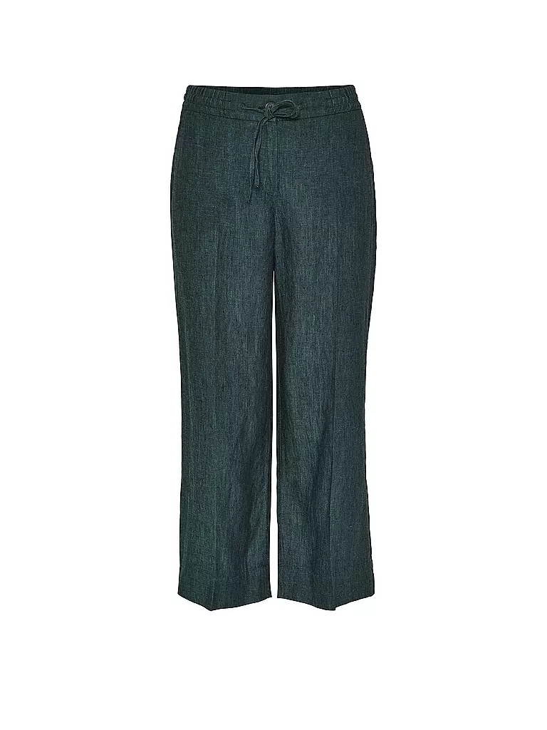 OPUS | Leinen Culotte MADEKA | petrol