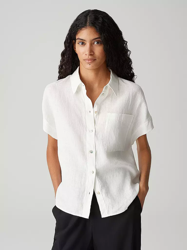 OPUS | Leinenbluse FELISA | creme