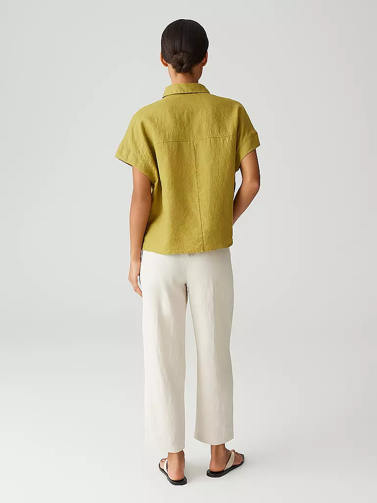 OPUS | Leinenbluse FELISA | senf