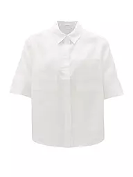OPUS | Leinenbluse FILALIA | weiss