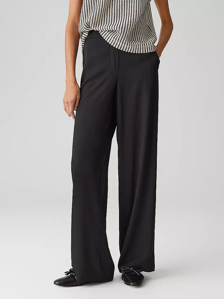 OPUS | Marlenehose MAROU TRAVEL | schwarz