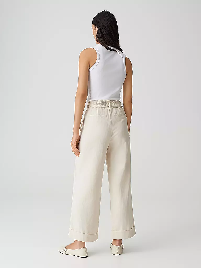 OPUS | Marlenehose MEERI FRENCH | creme