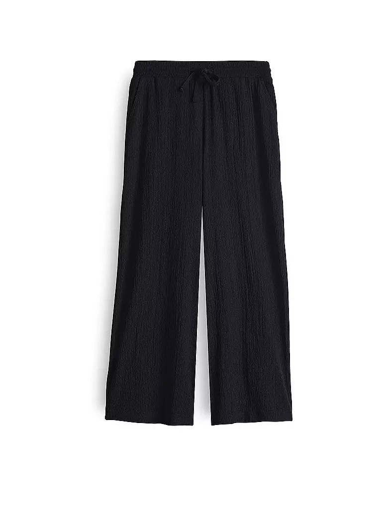 OPUS | Marlenehose MILENI CRINKLE | schwarz