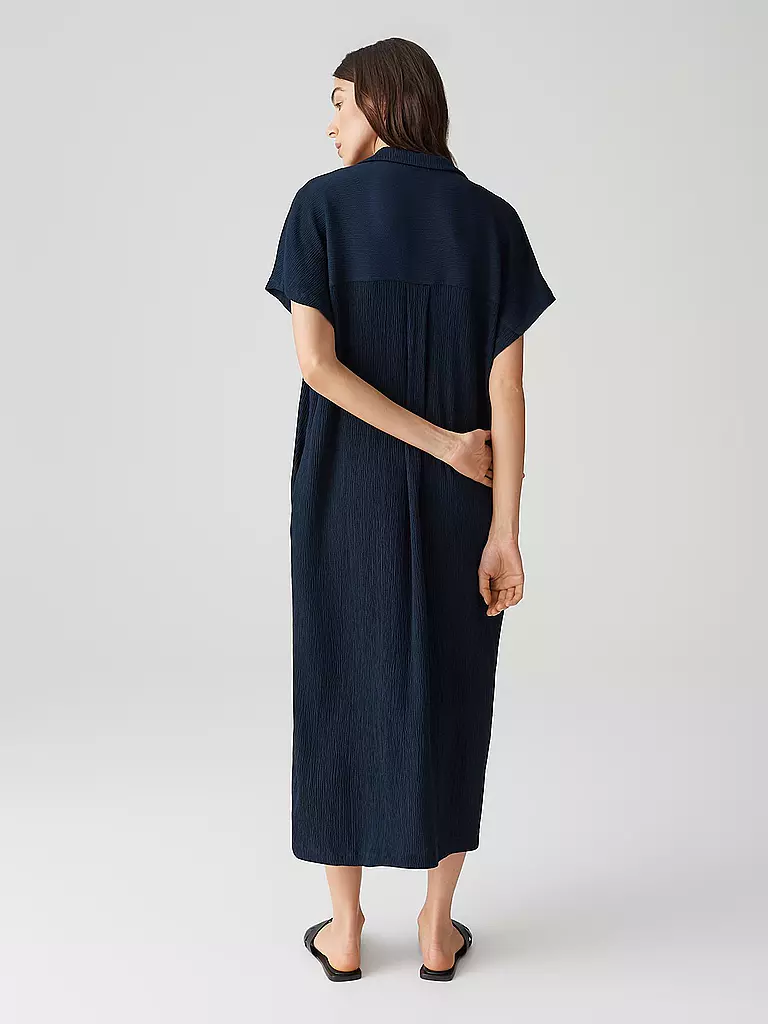 OPUS | Midikleid WANNIE | dunkelblau