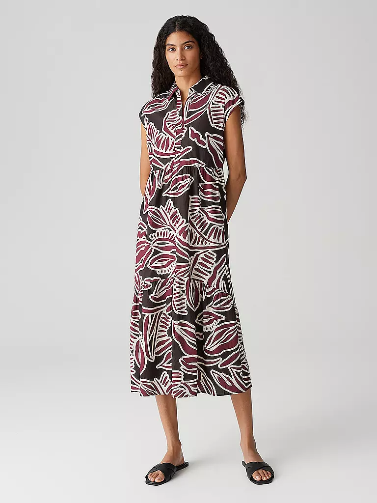 OPUS | Midikleid WERISA | dunkelrot