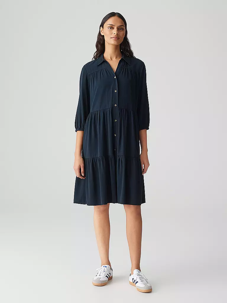 OPUS | Midikleid WIDARA | dunkelblau