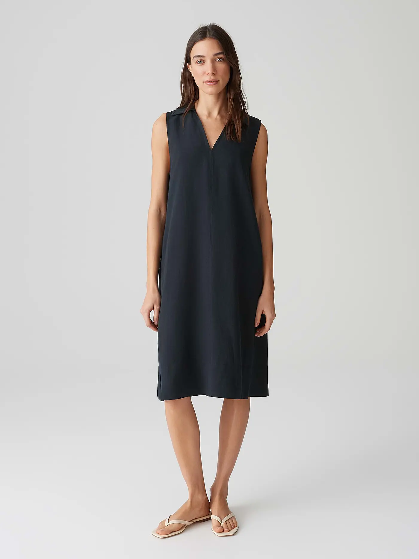 OPUS | Midikleid WIKA | dunkelblau