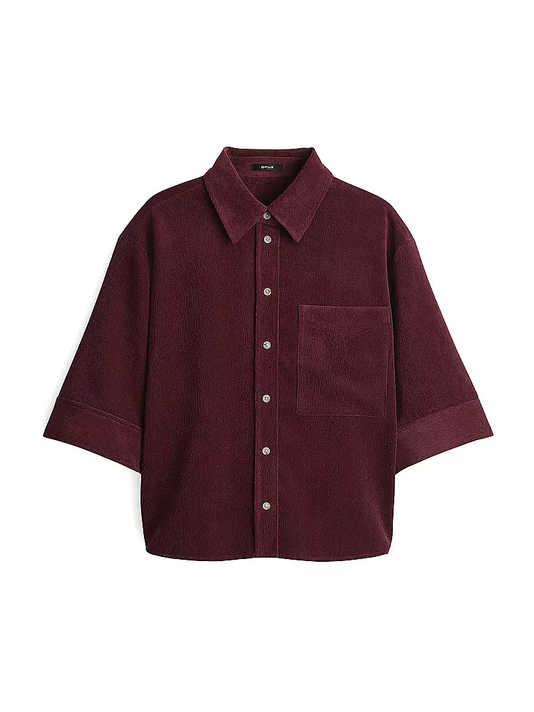 OPUS | Overshirt FAISA | dunkelrot
