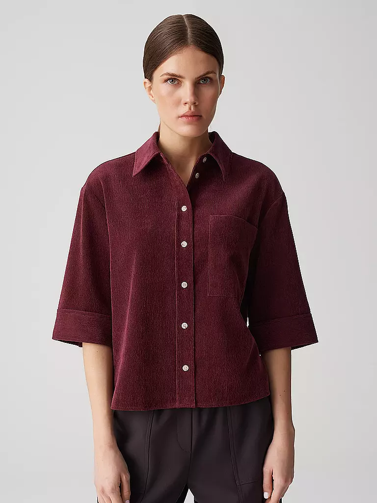 OPUS | Overshirt FAISA | dunkelrot