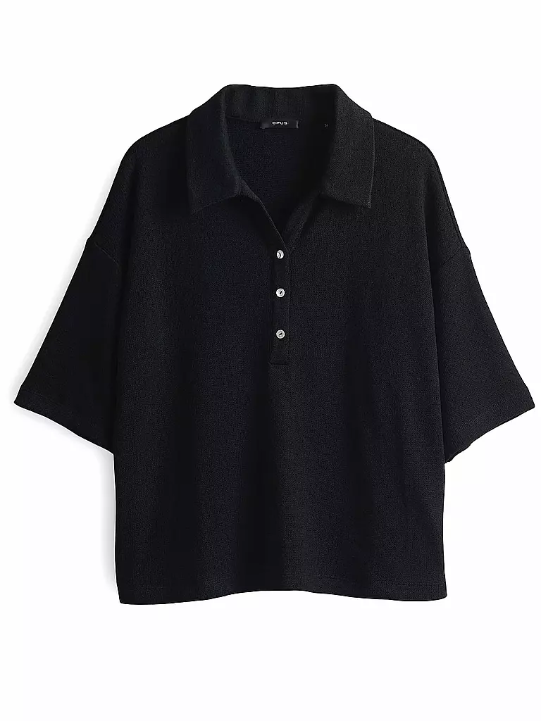 OPUS | Poloshirt SILKAS | schwarz