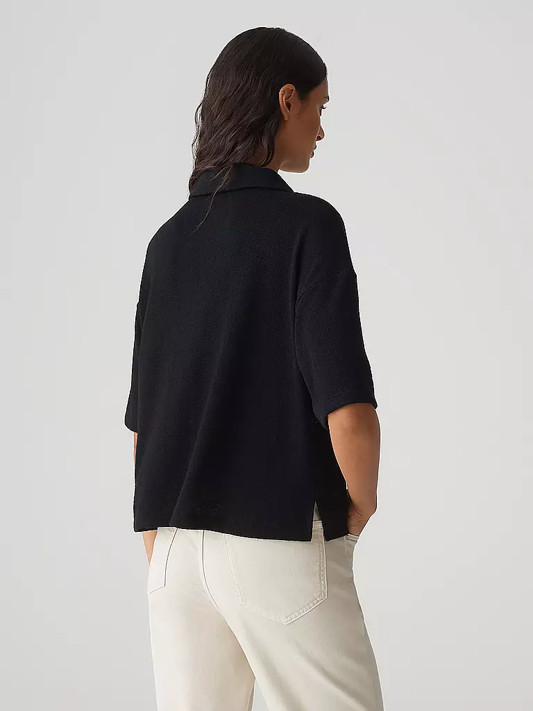 OPUS | Poloshirt SILKAS | schwarz
