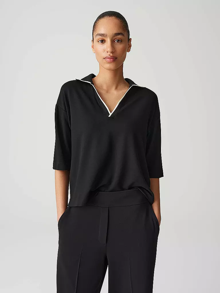 OPUS | Poloshirt SOFFICE | schwarz