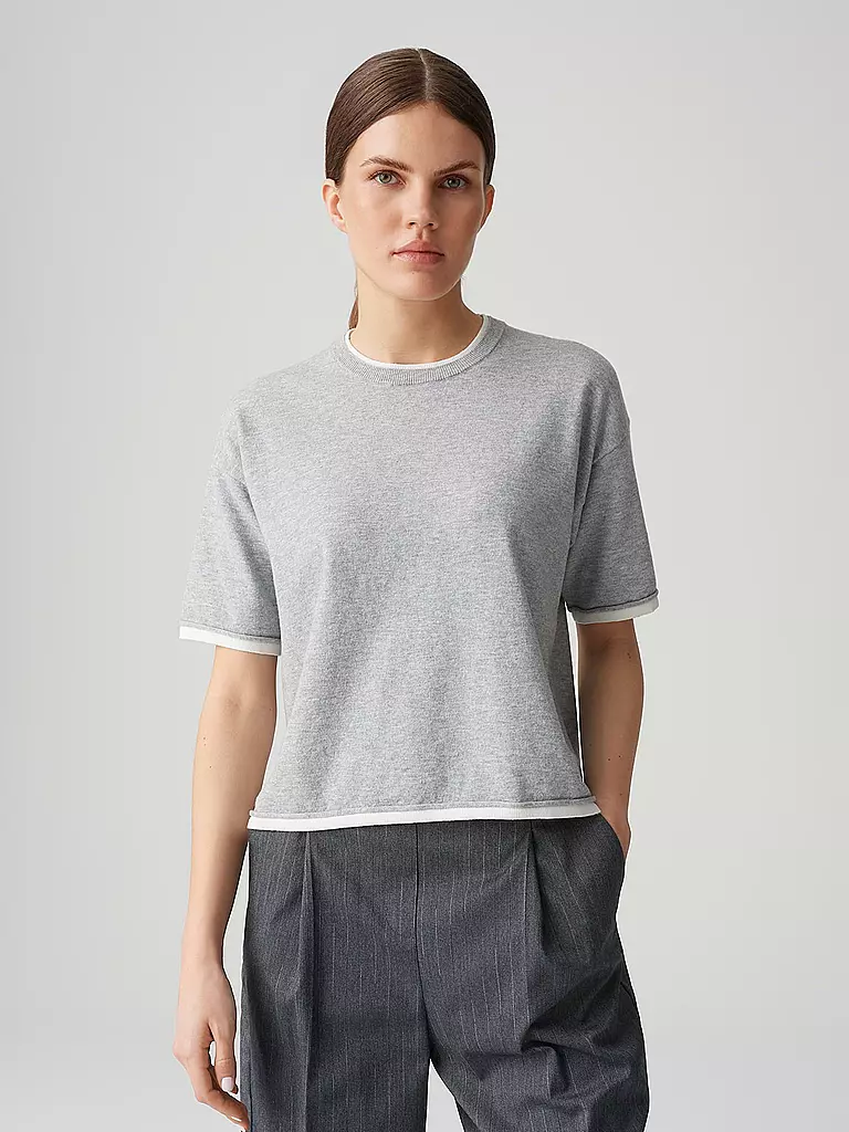 OPUS | Pullover PINNI | hellgrau