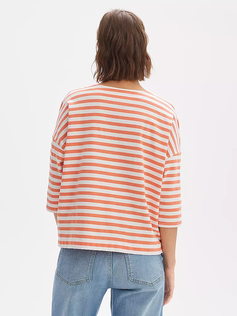 OPUS | Pullover SEIFEN BOLD STRIPE | orange