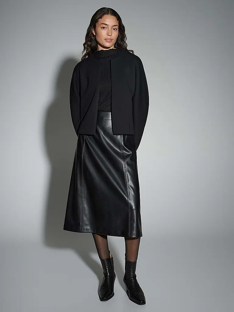 OPUS | Rock in Lederoptik ROGA | Schwarz