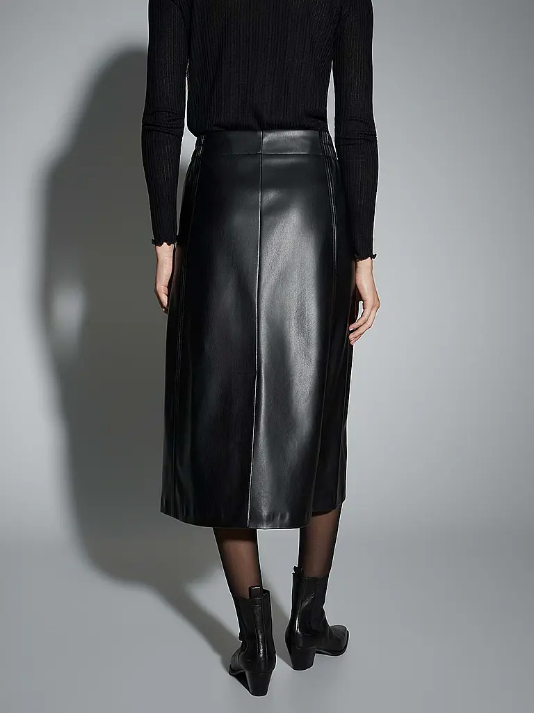 OPUS | Rock in Lederoptik ROGA | Schwarz