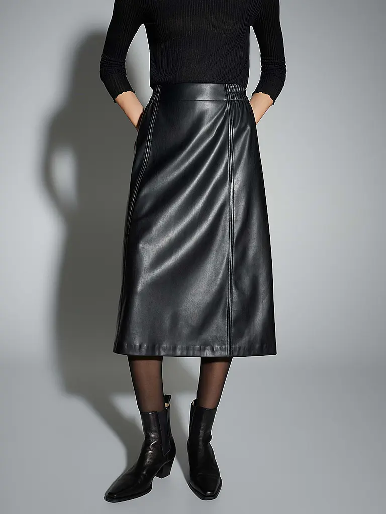 OPUS | Rock in Lederoptik ROGA | Schwarz