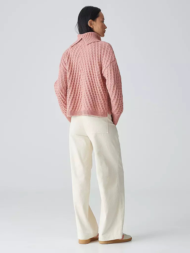 OPUS | Rollkragenpullover PLINEA | rosa
